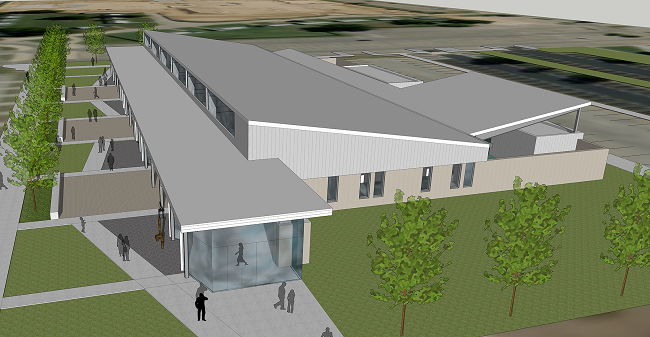 Architect Rendering Windgate 3-D Facility